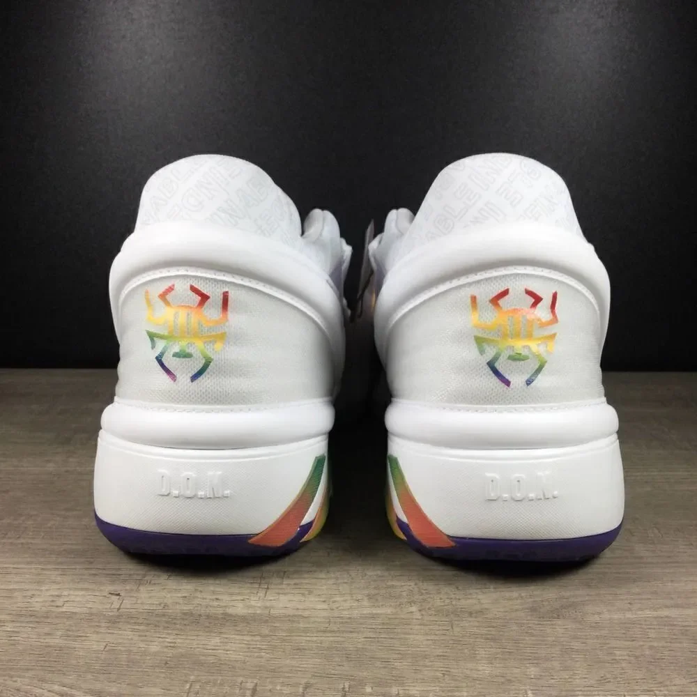 Adidas D.O.N. Issue 2 Indefinable Men's sz 10 White Orange Yellow Blue S29225